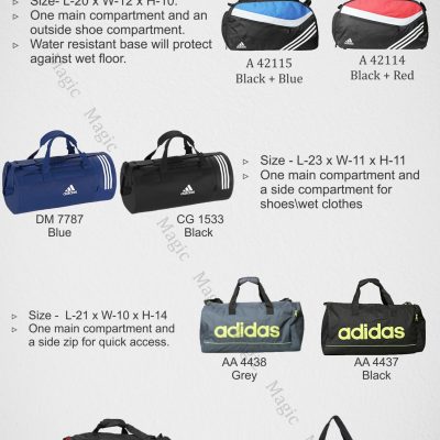 Adidas Duffel, Gym & Travel Bags