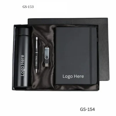 Corporate Gift Set Pen, Diary, Keychain, Bottle