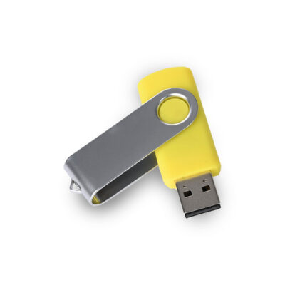 Yellow Swivel USB Pendrive