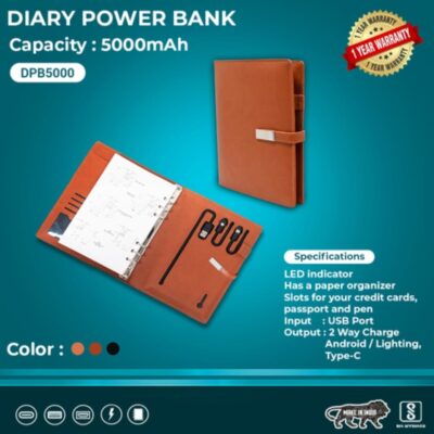 Diary Power Bank