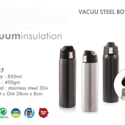 Vaccum Steel Bottle