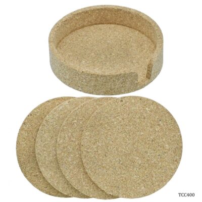 Tea Coaster Cork Set