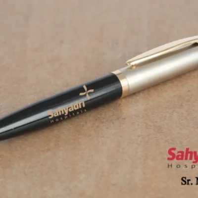Metal Ball Pen With Black And Gold Combination