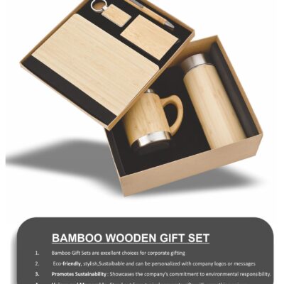 Bamboo Wooden Gift Set