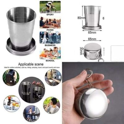 Stainless Steel Folding Glass